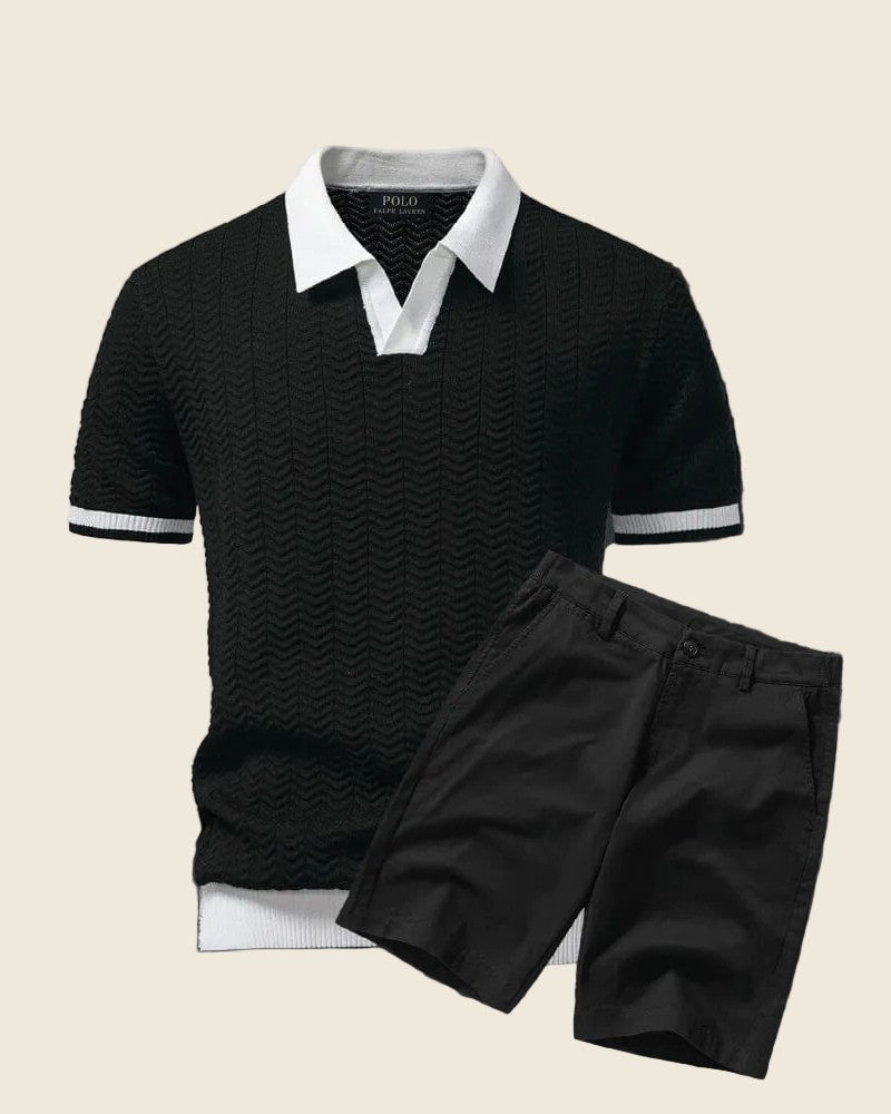 Old Money Polo Shirt + Shorts Set