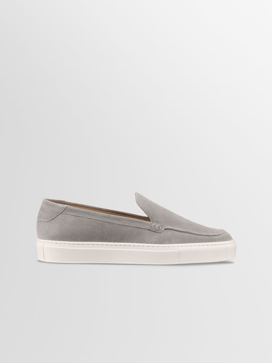 Lido-Wildleder-Loafer in Mineral