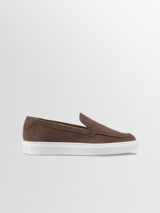 Lido Suede-Loafer in Walnut