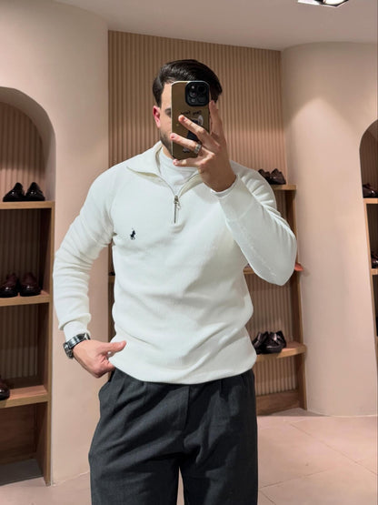 Classic Quarter-Zip Sweater