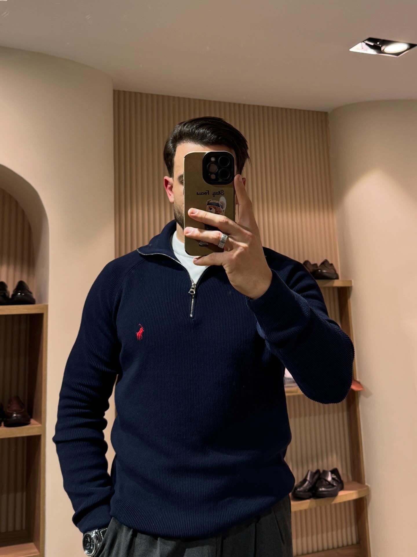 Classic Quarter-Zip Sweater