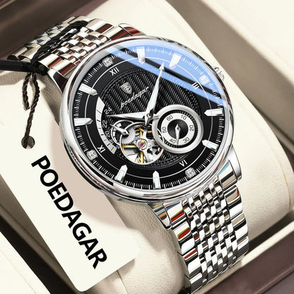 POEDAGAR Prestige Skeleton Automatikuhr