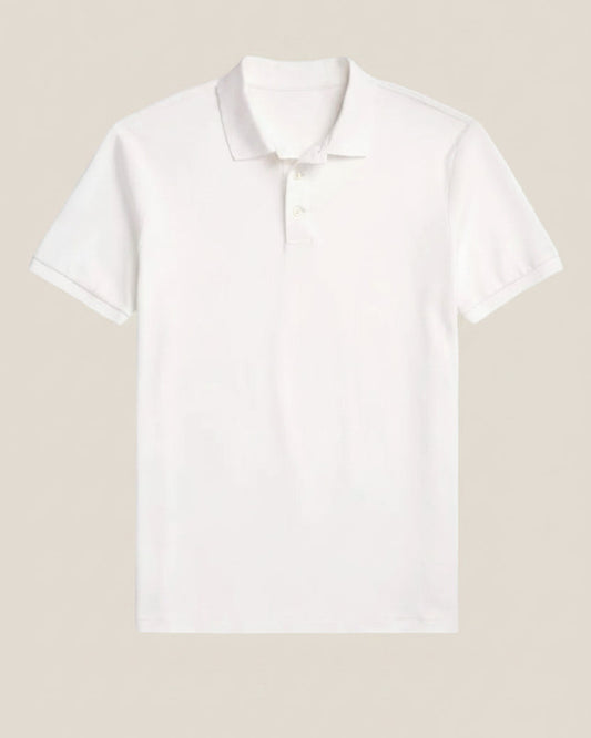Custom Slim Fit Stretch Mesh Polo Shirt