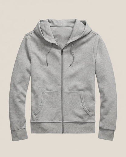 Double-Knit Full-Zip Hoodie